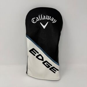 Callaway Edge Driver Headcover Black White Synthetic Leather Golf Club Cover